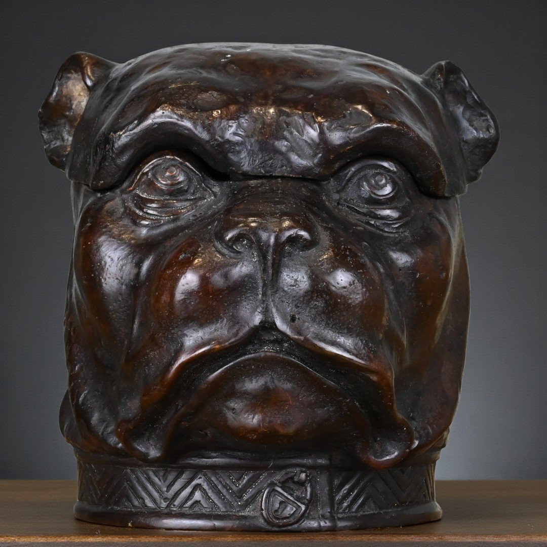 Bronze Tobacco Pouch - Late 19th Century-photo-2